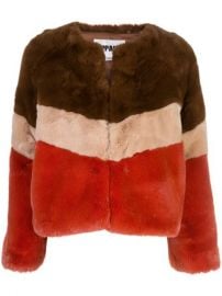 Brigitte faux-fur jacket at Farfetch